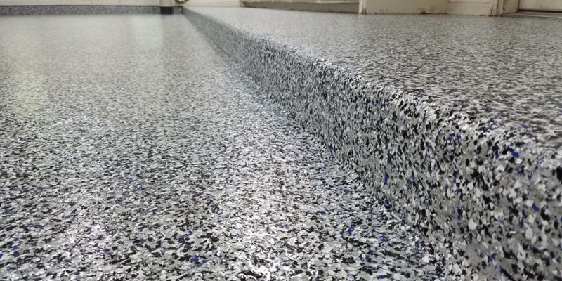 Flake and Chip Floor System - Metro Floor Coating